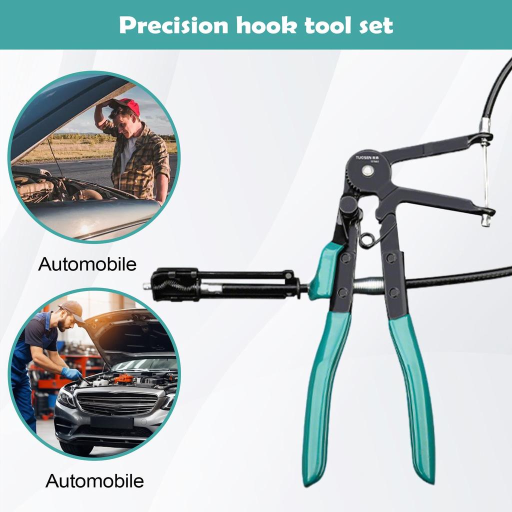 Radiator Hose Clamp Pliers Portable Long Reach Flexible Repair Tools Flexible Hose Clamp Pliers For Radiator Heater Removal