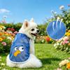 Dog Cooling Vest Breathable Fabric Summer Outdoor Hiking Walking Beach Activities Cartoon Prints Large Size