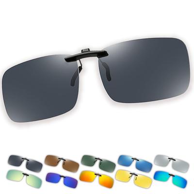 Polarized Polarized Wearable Over Popular for Driving and Fishing [Penguin Fly] Men's Clip-on Sunglasses, Women's Sunglasses, Glasses, (Gray)