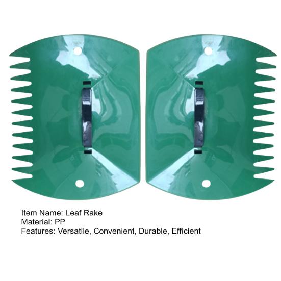 2Pcs Leaf Rake Scoops Convenient Leaf Clip Efficient Leaf Collector Grabs Tools for Outdoor Home Garden