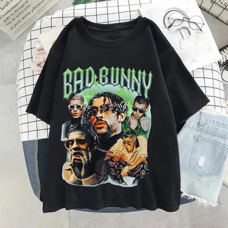 UN VERANO SIN TI Bad Bunny T Shirt Unisex Women Fashion Hip Hop Music Albums Short Sleeve Plus Size T Shirt Unisex
