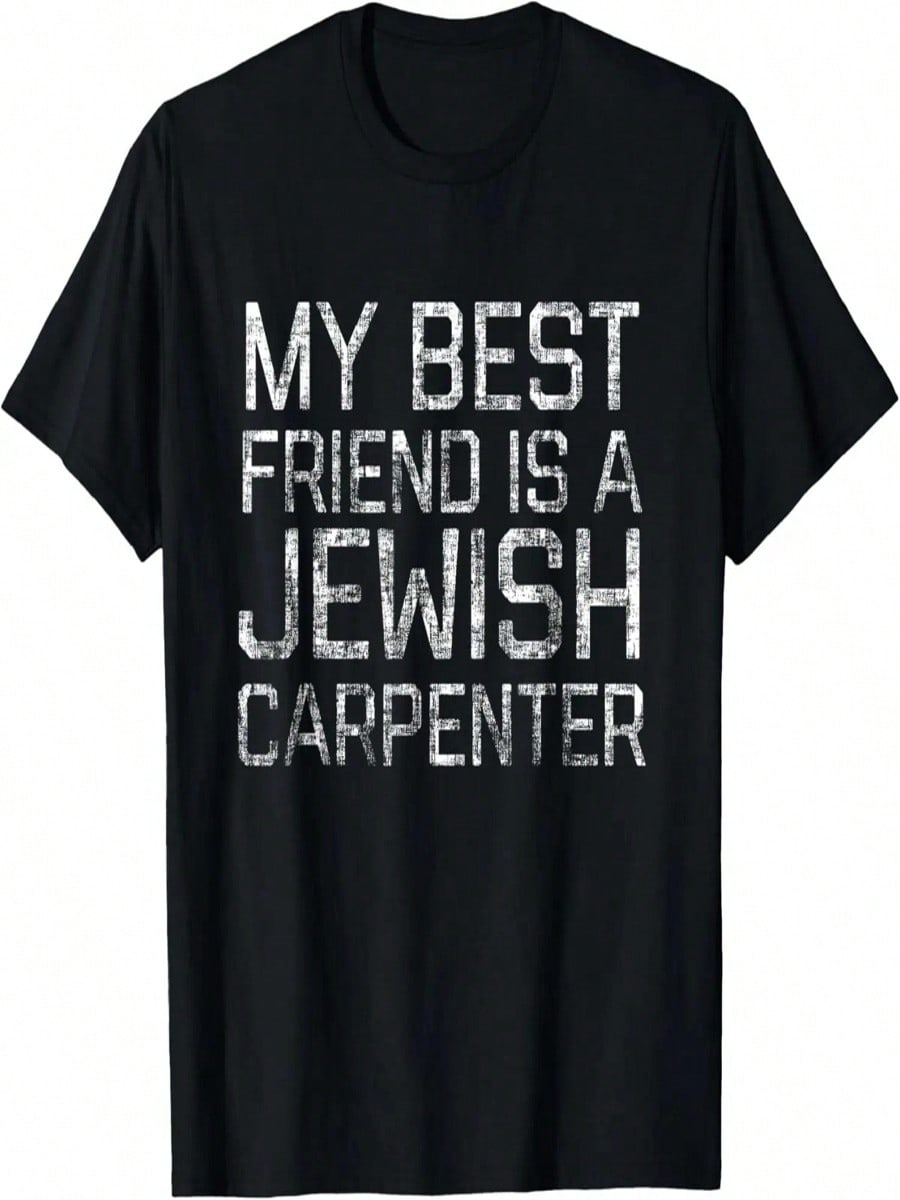 My Best Friend Is A Carpenter Vintage Retro T-Shirt S