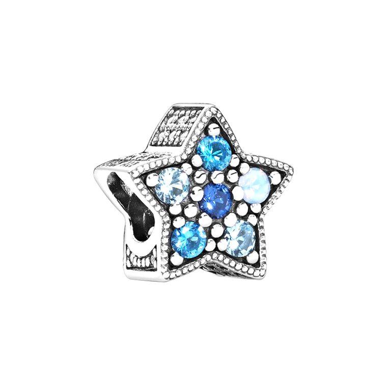 Pandora Brilliant Star Charm Women Jewelry 796379NSBMX Box