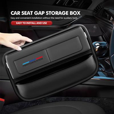 Für BMW Autositzlücke Multifunktionale Aufbewahrungsbox Sitzlücken-Getränkehalter X1 X3 X4 X5 X7 G20 G38 F20 F39 F48 E46 E60 E36 E39 rvzc66