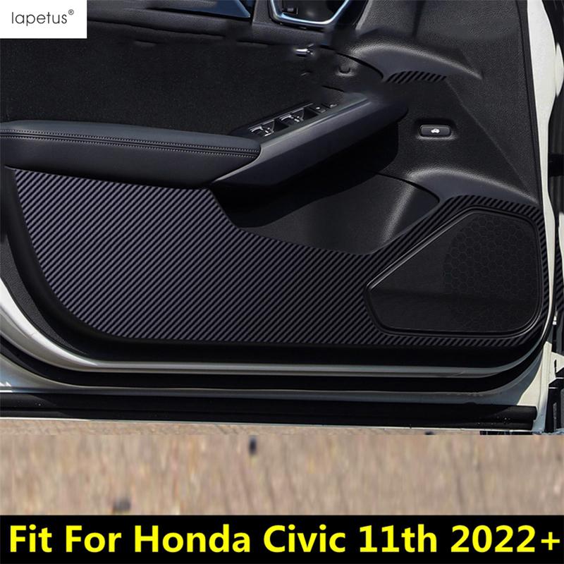 

Для Honda Civic 11-го поколения - 2024 Автомобильные наклейки на боковые двери, защитная пленка от пинков, накладки на края, наклейки из углеродного волокна, аксессуары для интерьера