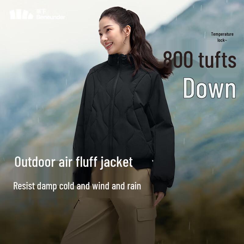 Beneunder Women's Air-Velvet Insulated Outdoor Jacket