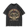 Baki Hanma Yujiro Hanma Palestra Fondata nel 1991 Maglietta Vintage Lavata 2026 Estate Oversize Grafica Anime per Uomini Donne Top Casual