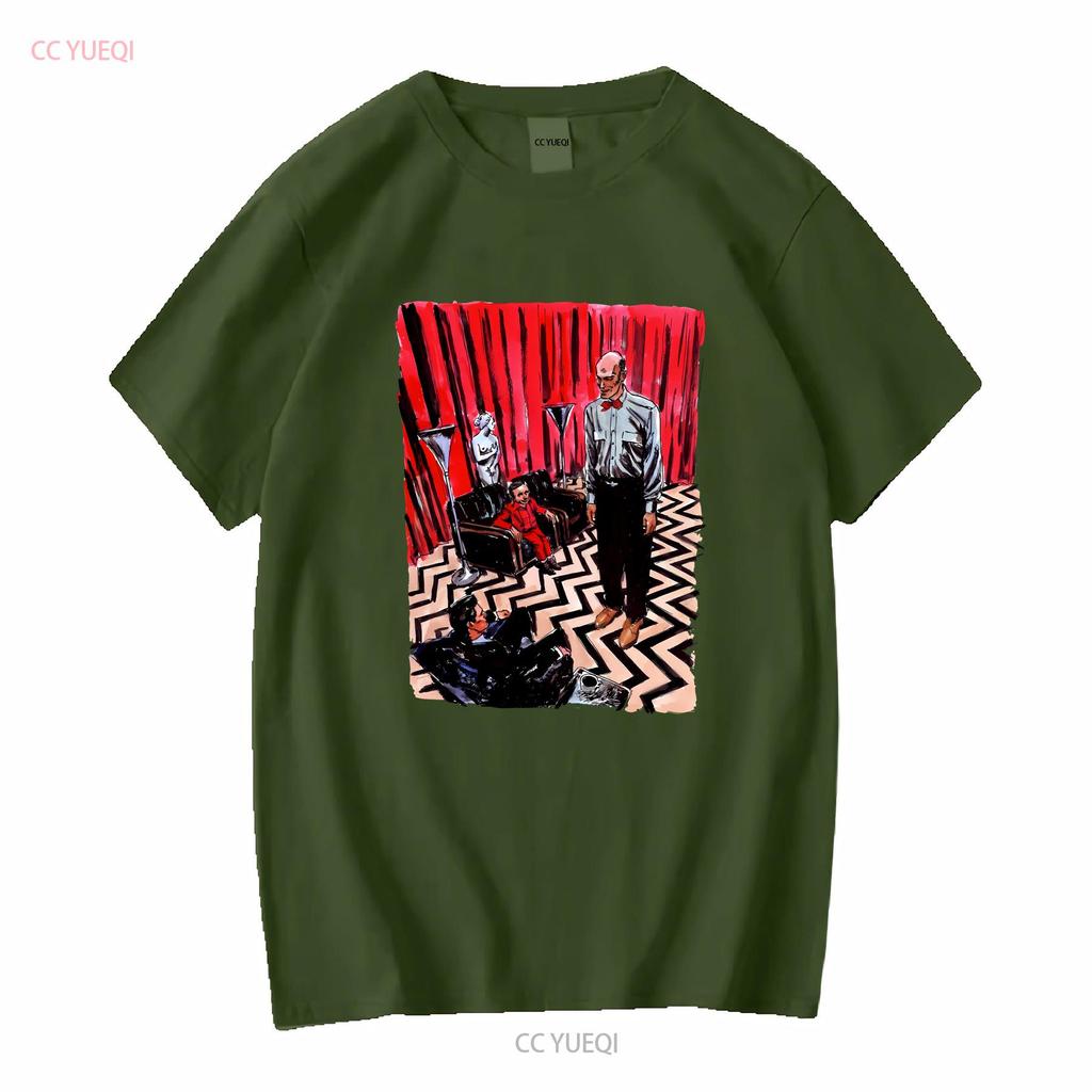 T-shirt Twin Peaks vintage Lavata Unisex Traspirante Alla moda Elegante Top Per l'Uso Quotidiano Casual Versatile Comodo Morbido