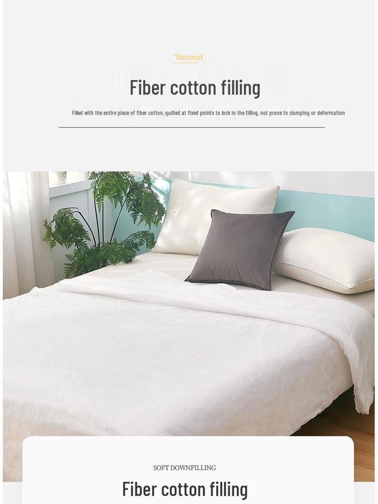 Summer Cool Cotton Quilt: Lightweight, Printed, for Double or Single Bedding