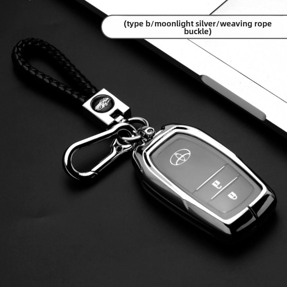 Premium Key Case for Toyota Camry RAV4 Corolla CHR Highlander Levin Keychain Holder