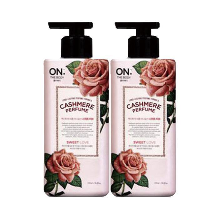 ON THE BODY Cashmere Perfume Sweet Love Body Lotion 400ml x 2 (19345806)