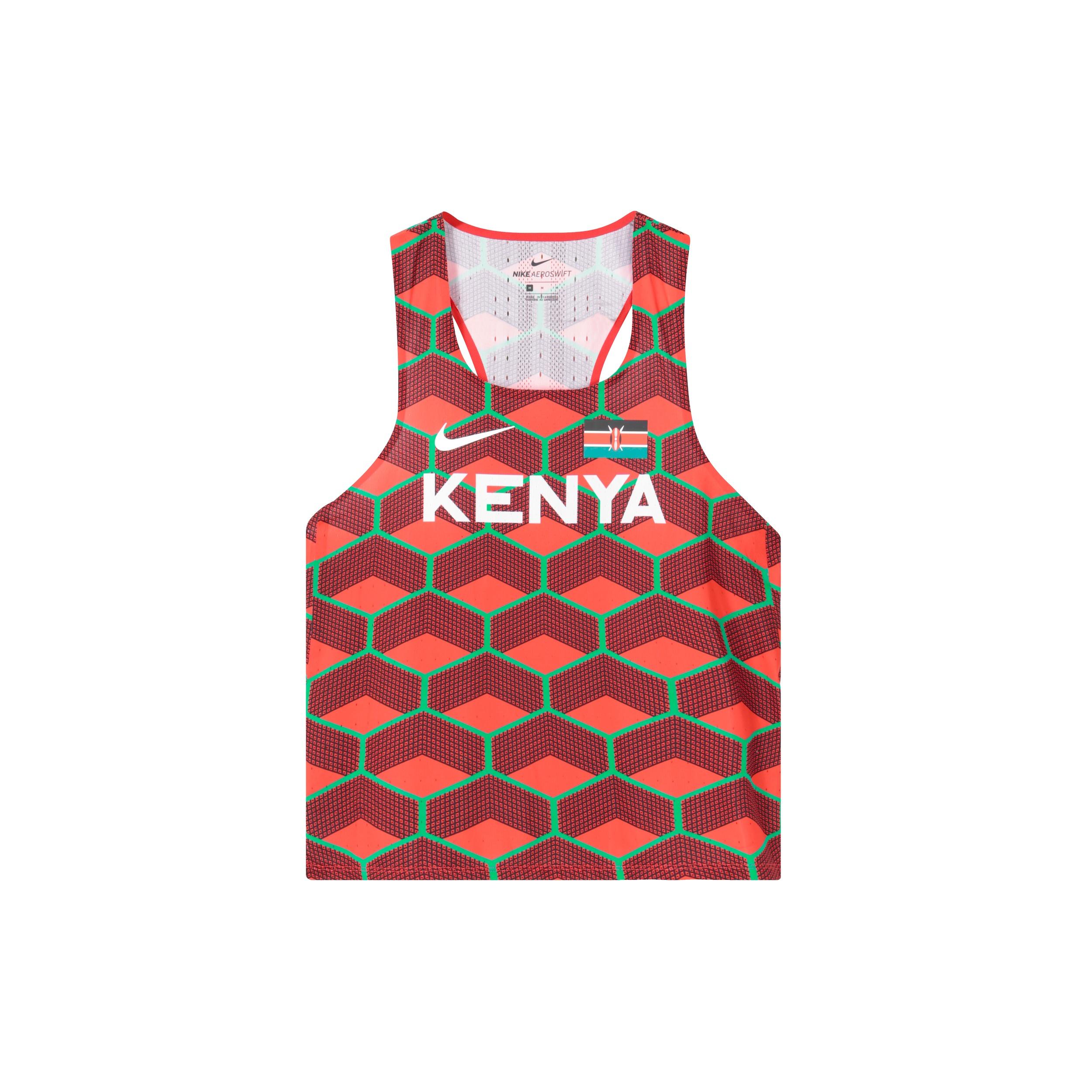 Nike AeroSwift Team Kenya Training Running Sports Vest Red Men s CV0372-673 S