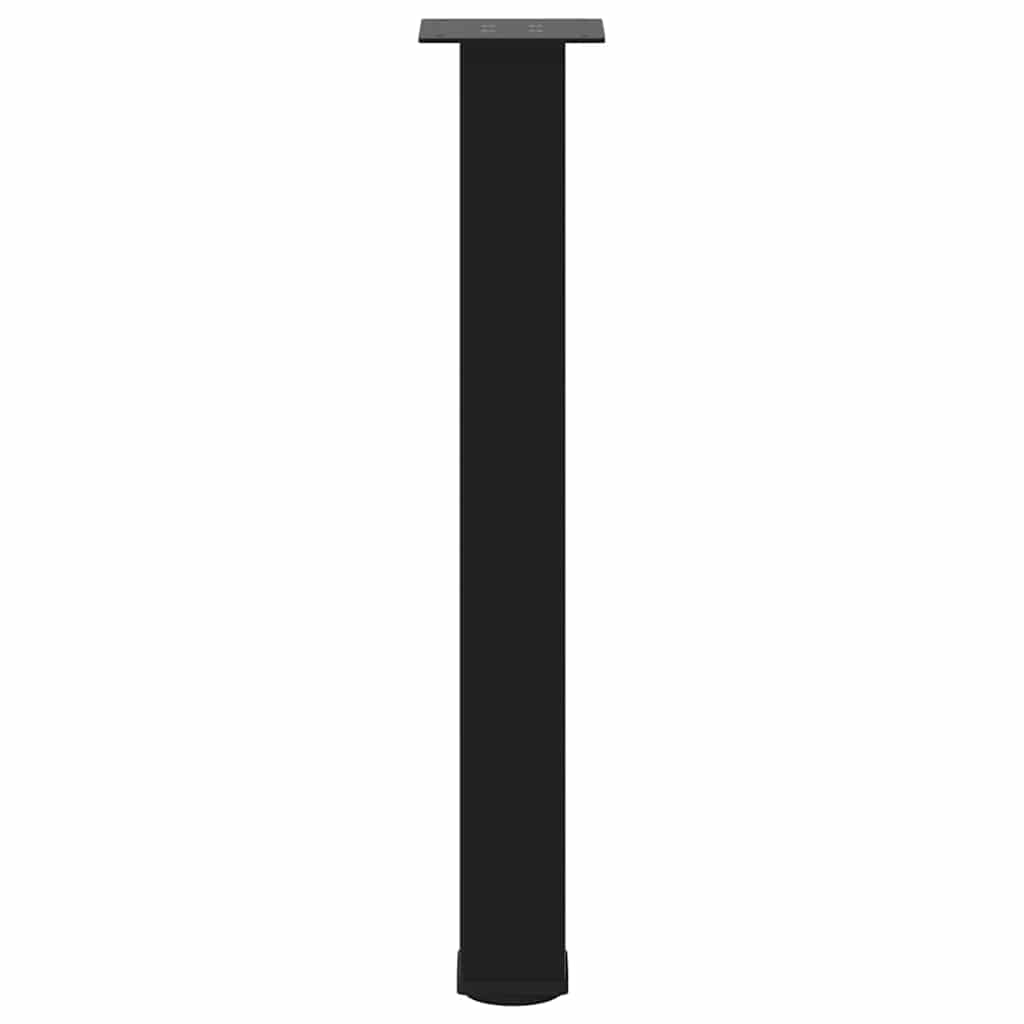 Vidaxl Nogi Do Stolika Kawowego, 4 Szt., Czarne, 72-74 Cm, Stal