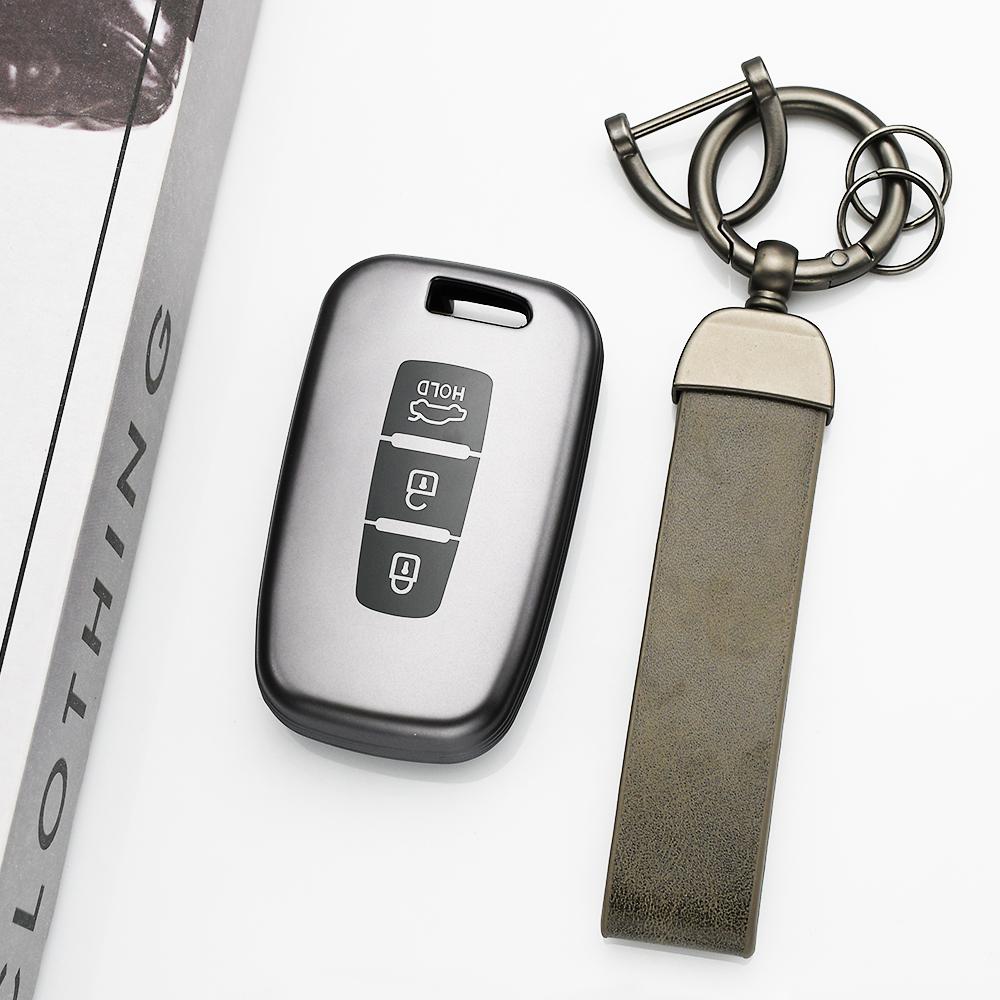 Remote Tpu Car Key Case Cover For Hyundai Ix35 Veloster Rohens Sonata 8 Kia Soul Forte Rio 3 K2 K3 K5 Sportage Shell Fob Holder