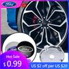 Samolepka na auto 4ks 56/60MM Krytky středů kol Krytky nábojů pro ráfky auta Kryt proti prachu Pokličky kol pro Ford Focus 2 3 4 MK2 MK3 MK5 Fiesta MK7 Mo