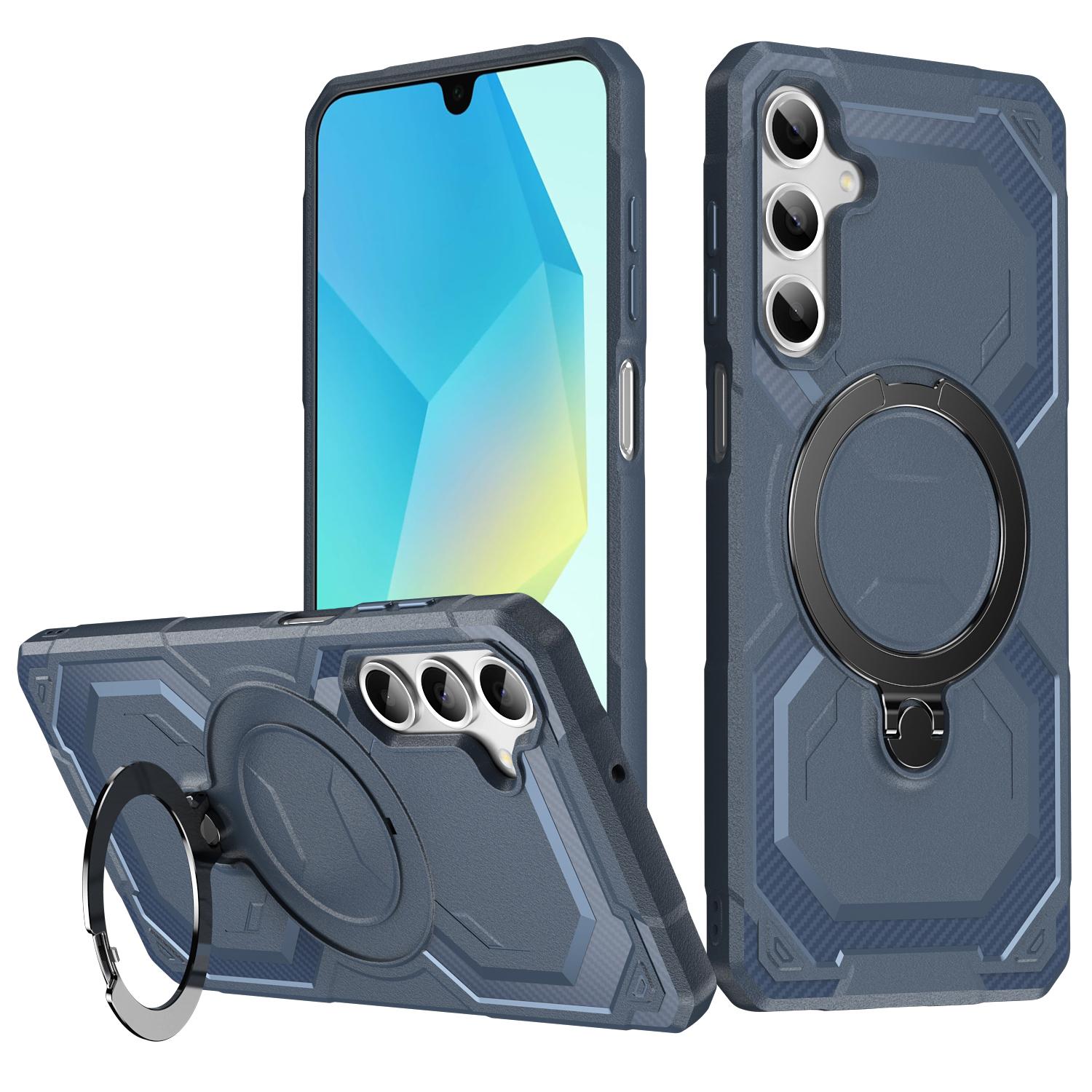 

For Samsung Galaxy A15 4G/5G Magnetic Case Kickstand TPU + PC Phone Cover E