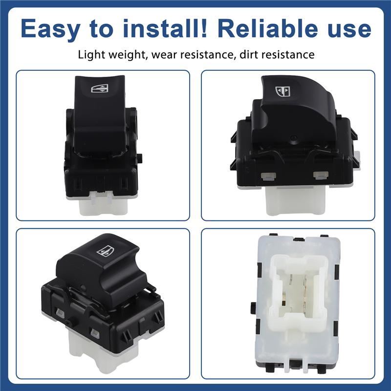 Precise 254217475R Car Power Window Switch Single Button For Renault Captur Sandero For Dacia Logan Lodgy Duster Box