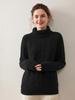 Women's Cashmere High Neck Sweater 2025: New Winter Style, Gentle Loose Fit, Slimming Thick Base Layer.