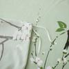 Sage Green Floral Duvet Cover Twin Queen 2/3 Pieces Flower Plum Blossom Bedding Set Reversible Botanical Branch Comforter Cover