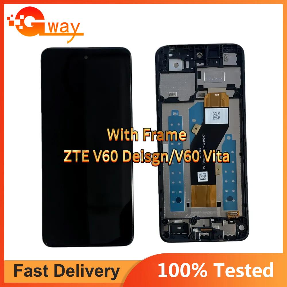 

LCD Screen and Digitizer Full Assembly For With Frame ZTE V60 Deisgn V60 Vita