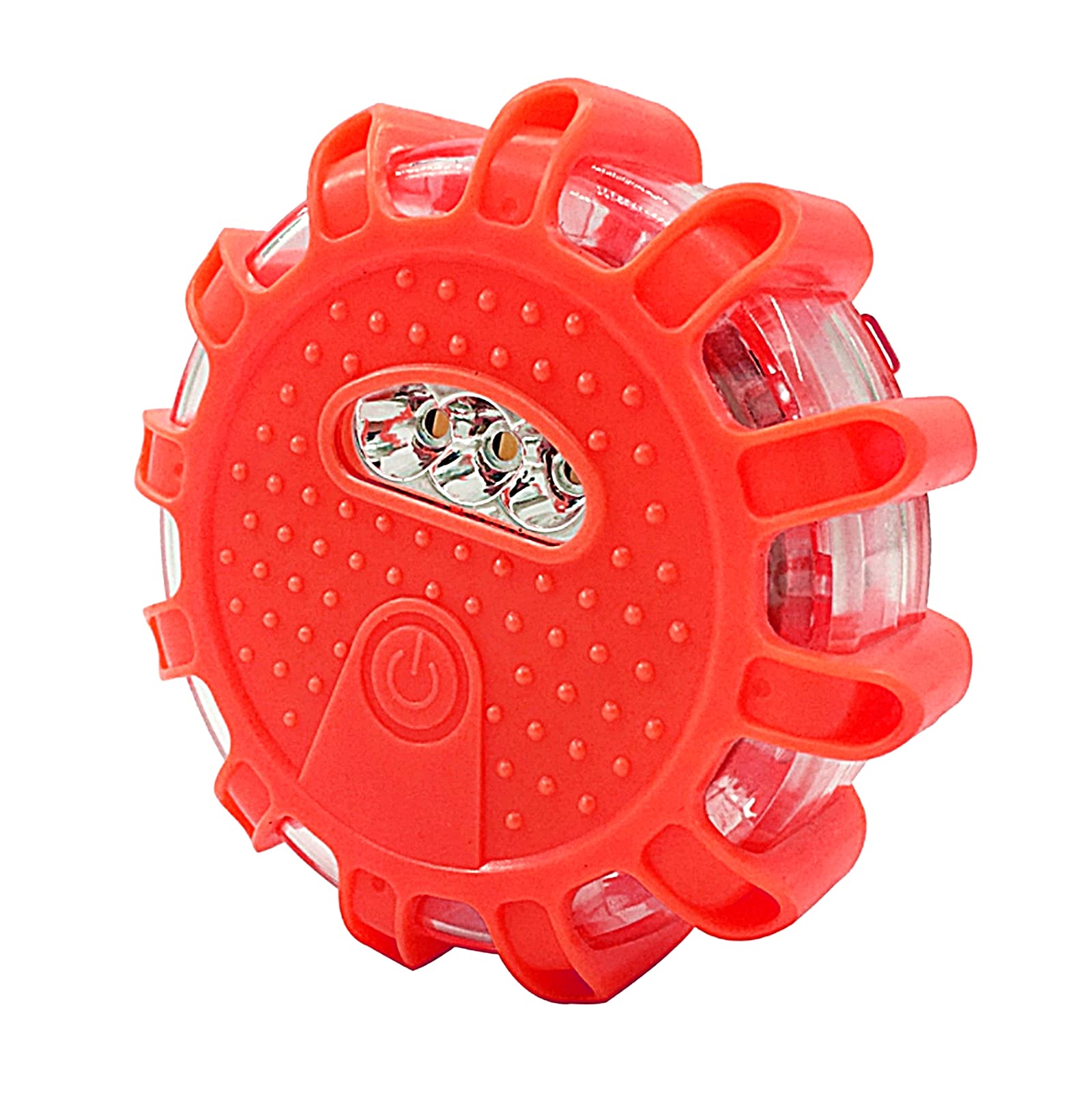 

[TradeWind] LED Warning Light Battery Powered 12+3LED Emergency Signal Light Emergency Light Rotating Light Strobe Light Police Lamp AAA Battery