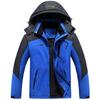 Men's Winter Windproof Fleece-Lined Cotton Jacket - Thickened Outerwear for Outdoor Cold-Weather Protection