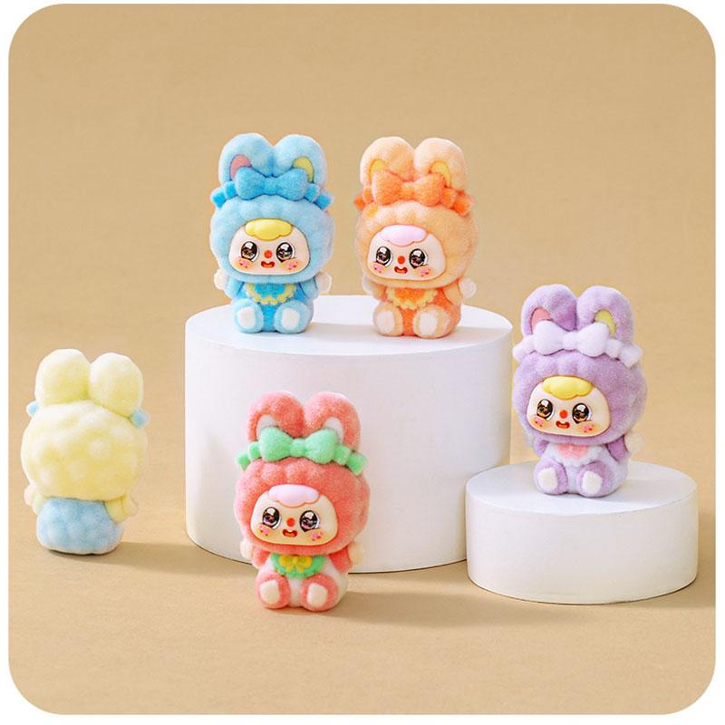 New Butterfly Knot Rabbit Plush Cute Doll Toys, Diy Blind Box Accessories Car Desktop Small Ornament Halloween Christmas Gifts