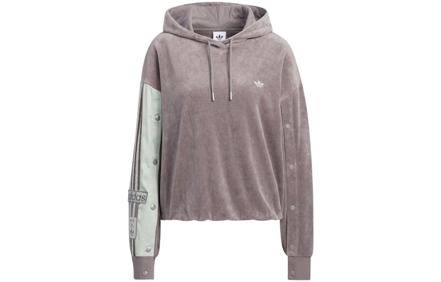 Adidas Originals Sweatshirt Women s Gray Pink IC8139 S-M