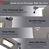 NHILES Passenger Right Sun Visor Compatible With Honda Accord 2008 2009 2010 2011 2012 2013 2014 2015 2016 2017 With Light Replaces # 83230TA0A91ZA