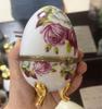 Ceramics Flower Jewelry Storage Box Vase Teapot Flower Basket Jewelry Case Storage Jewelry Organizer Display Home Decor Ornament
