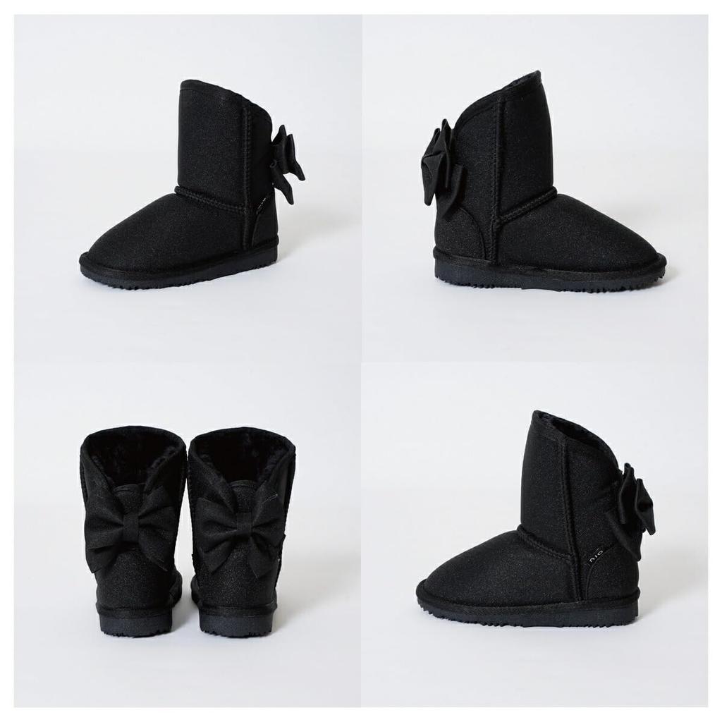 RIO Rückenband Fell Faux Shearling Leicht zu Gehen für Baby Kindergarten und Grundschule Größe Schwarze Stiefel, Kinderstiefel, in, Leicht, Mädchen, Schule,