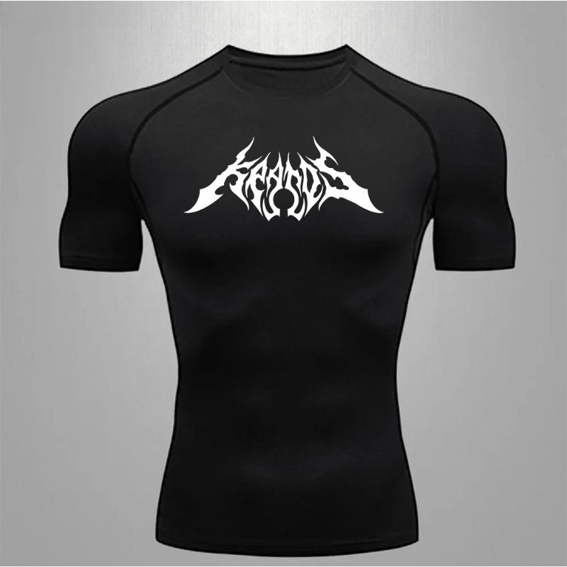 Men's T-shirt Short Sleeve Breathable Tee Training Clothing Workout Tee Gym Jogging Moisture-Wicking Training Elastic Casual Comfortable Tops