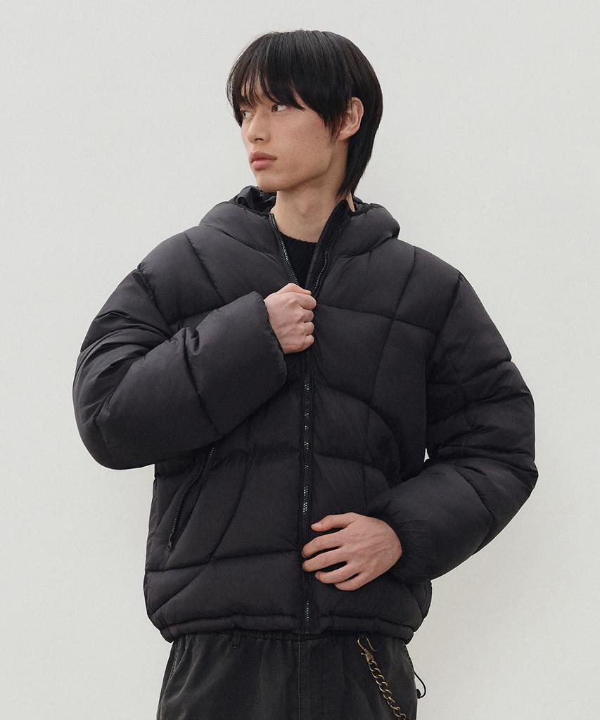 Leire Balaclava Puffer Hooded Jacket [Black]