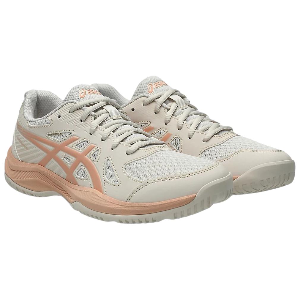 Asics Scarpe da allenamento indoor Upcourt 6 Comode Resistenti Ammortizzazione Traspiranti Scarpa da ginnastica da donna Beige 1072A107-250