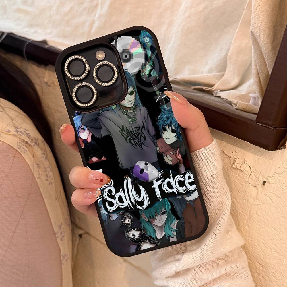 Fashion S-Sally Face Thriller Game Phone Case Hard Plastic Phone Case For Iphone 17 Air 16 15 14 13 12 11 Pro Max PC TPU