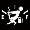 Fuel Tank Cap Sticker Tearable Waterproof Funny Sticker Personalized Reflective Car Sticker