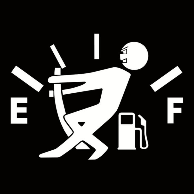 Fuel Tank Cap Sticker Tearable Waterproof Funny Sticker Personalized Reflective Car Sticker