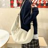 Japanese Casual Literary Dumpling Bag Women's Bag Ins Wind Small Fresh Nylon Shoulder Bag Fashionable Large Capacity Messenger Bag