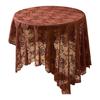 Baizihuahu Lace Tablecloth, Floral Table Cover, Retro Scalloped Tablecloth for Dining Table, Rustic Wedding Party Bridal Shower Decor