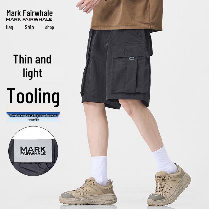 MARK FAIRWHALE Men s Loose Quick-Dry Cargo Shorts XL