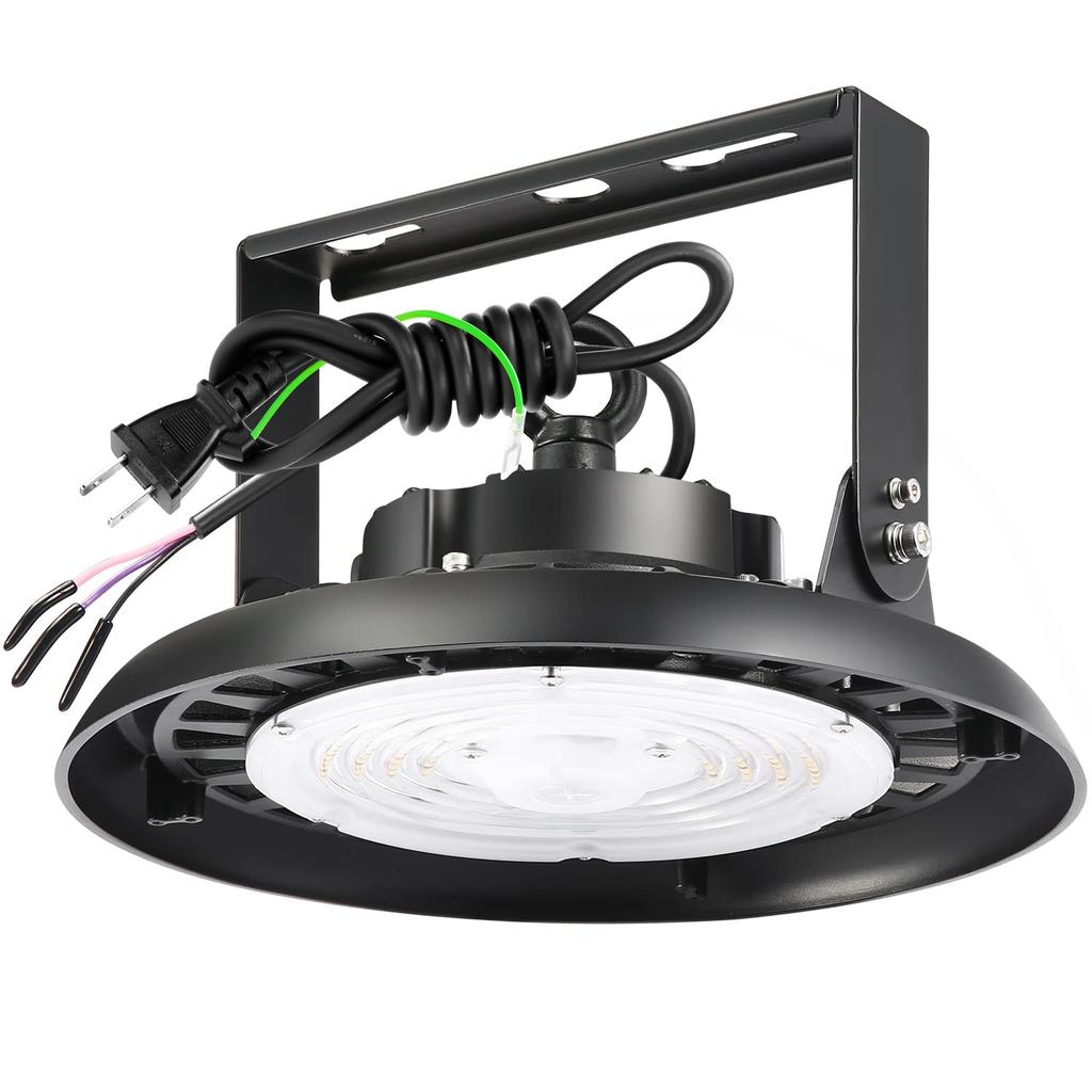 100W LED High Bay 5000K Daylight White Dimmable Sold Lumens To a Mercury Vapor LED High Bay IP66 Waterproof and LED Floodlight with Safety Bulletin