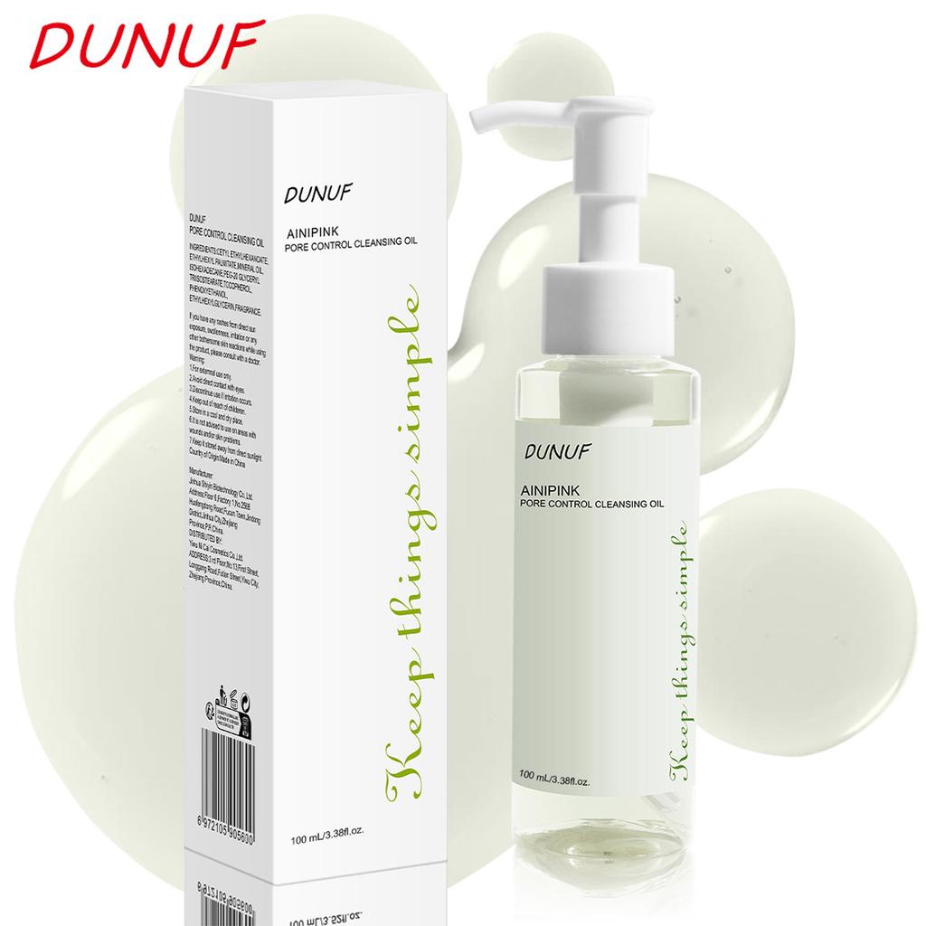 100ML Cleansing Oil with Plant Extracts Deep Pore Cleansing Moisturizes Reduces Blackheads Makeup Remover for Face Skin Care
