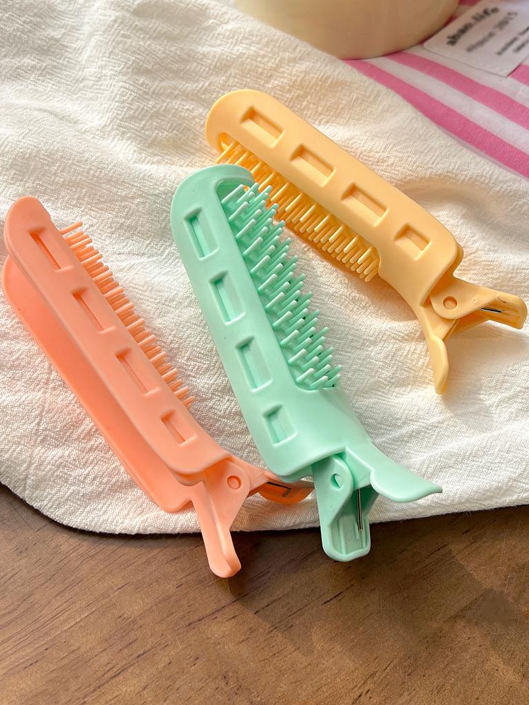 3PCS Hair Rollers with Clip Volumizing Bangs Curler DIY Styling Accessories Tool Portable Self Grip Volume Hair Root Clips