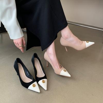 Women’s High Heel Dress Pumps Pointed Closed Toe Shoes Classic Office Party Dressy Casual Wedding Pump Shoes for Women Stilettos Heels Pumps Shoes