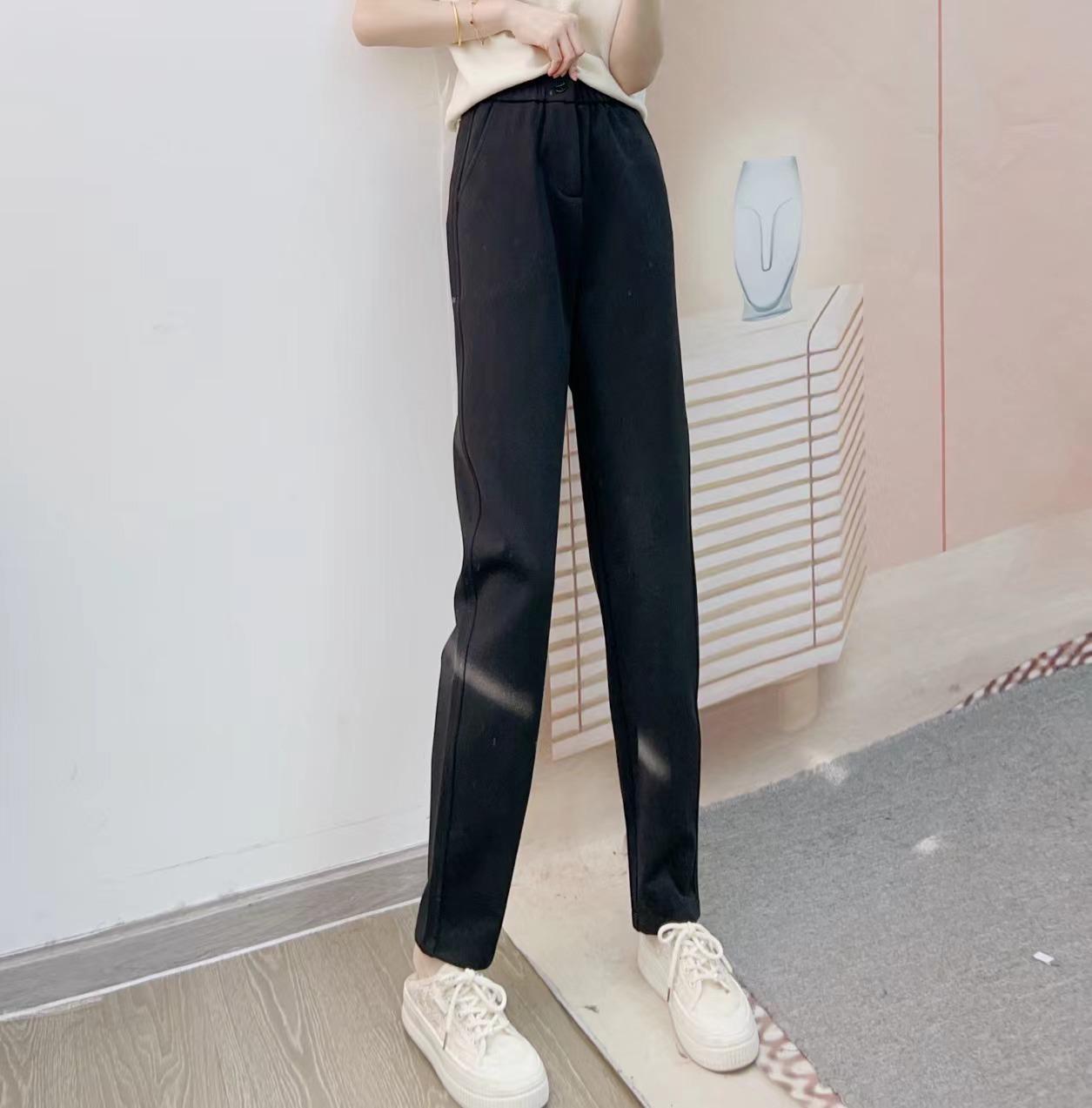 

Spring 2026 High Waist Slimming Cigarette Pants - Han Style Fashionable Commute Wear Size 21