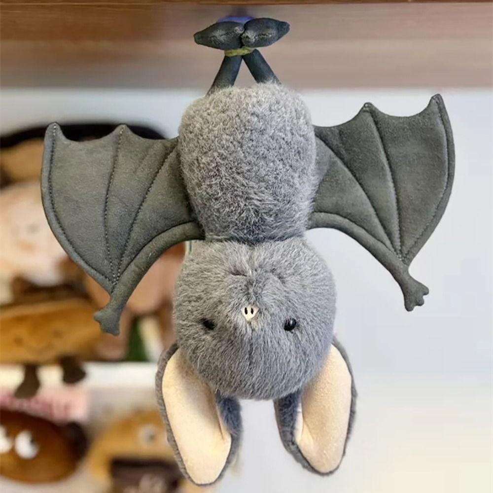Soft Stuffed Bat Stuffed Animal 22cm Bat Plushies Cute Bat Pig Doll  Halloween Decoration