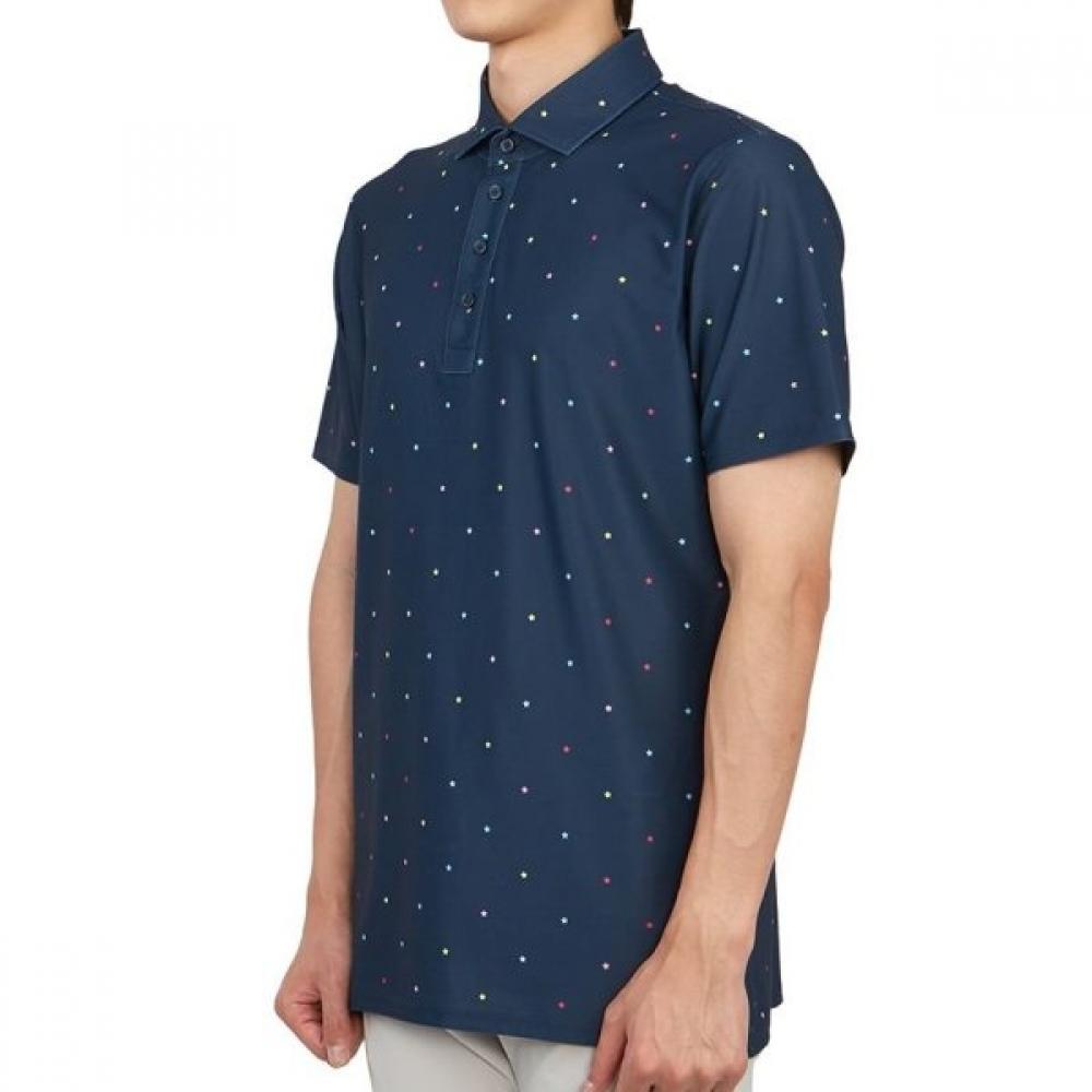 Tricou bărbătesc Galleria G Fore Pore Golfwear cu guler și mânecă scurtă G4mS23k240b TwlT