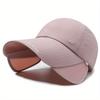 Summer Adjustable Brim Sun Hat for Men and Women, New Style Wide Brim Outdoor Sports Cap, Suitable for Fishing and Sun Protection