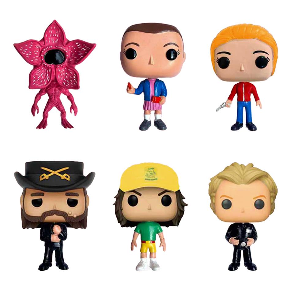 Stranger Eleven Dustin Barb Steve Demogorgon PVC Figures Cartoon Home Decor Peripherals Collectible Model Toys for Fans
