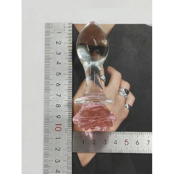 Pink Crystal Glass Anal Plug for Women Butt Plugs Penis Nightlife Anus Dildo Adult Masturbation Adult Gay Sex Toys Lover Gifts